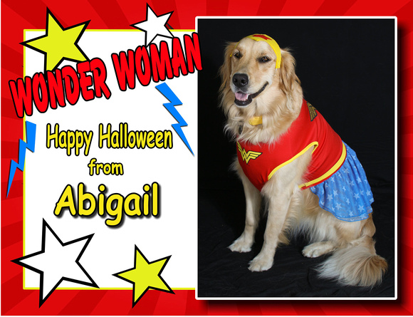 Abigail...as Wonder Woman!